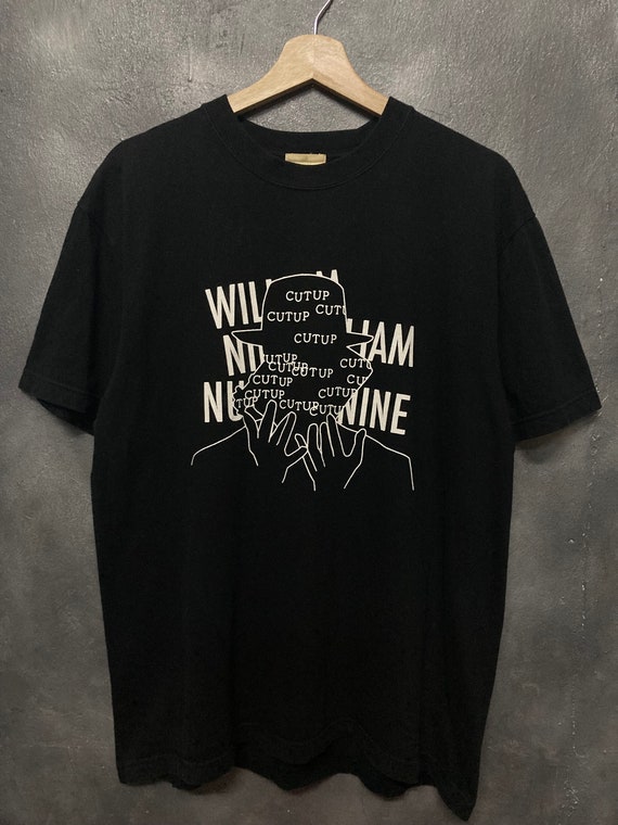 number nine カットシャツ Number Nine 'cut Up' William Burroughs T-shirt - Etsy
