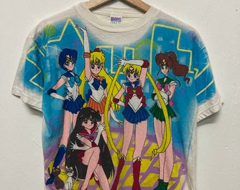 Vintage 1996 Anime Sailormoon Positive Energy Shirt - Etsy