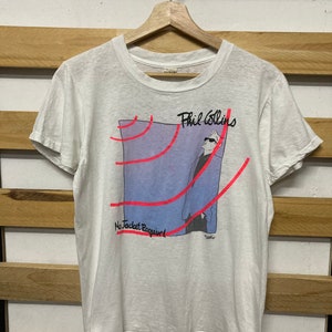 Vintage 1985 Phil Collins No Jacket Required Tour Tshirt