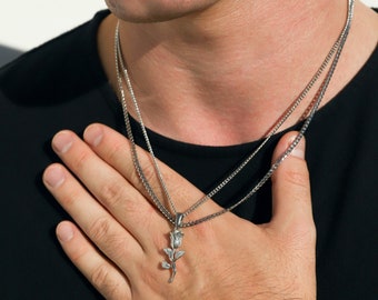 Mens outlet rose chain