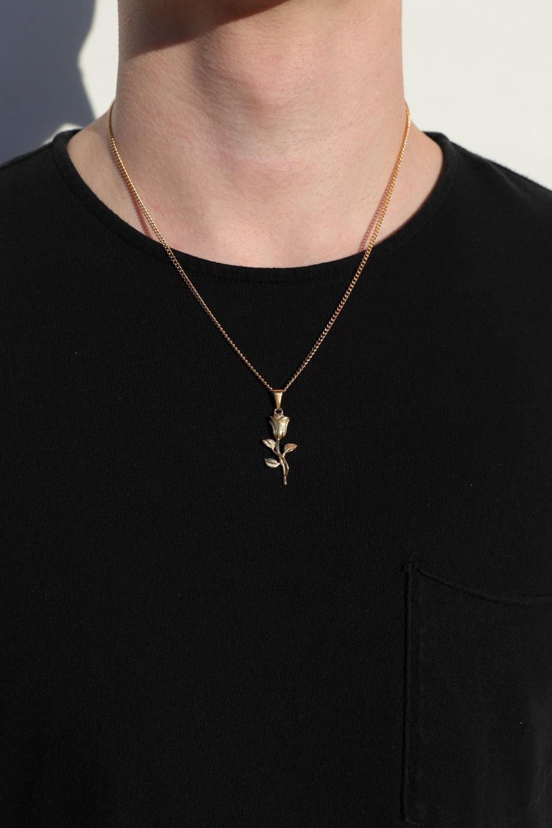 Vesper store rose necklace