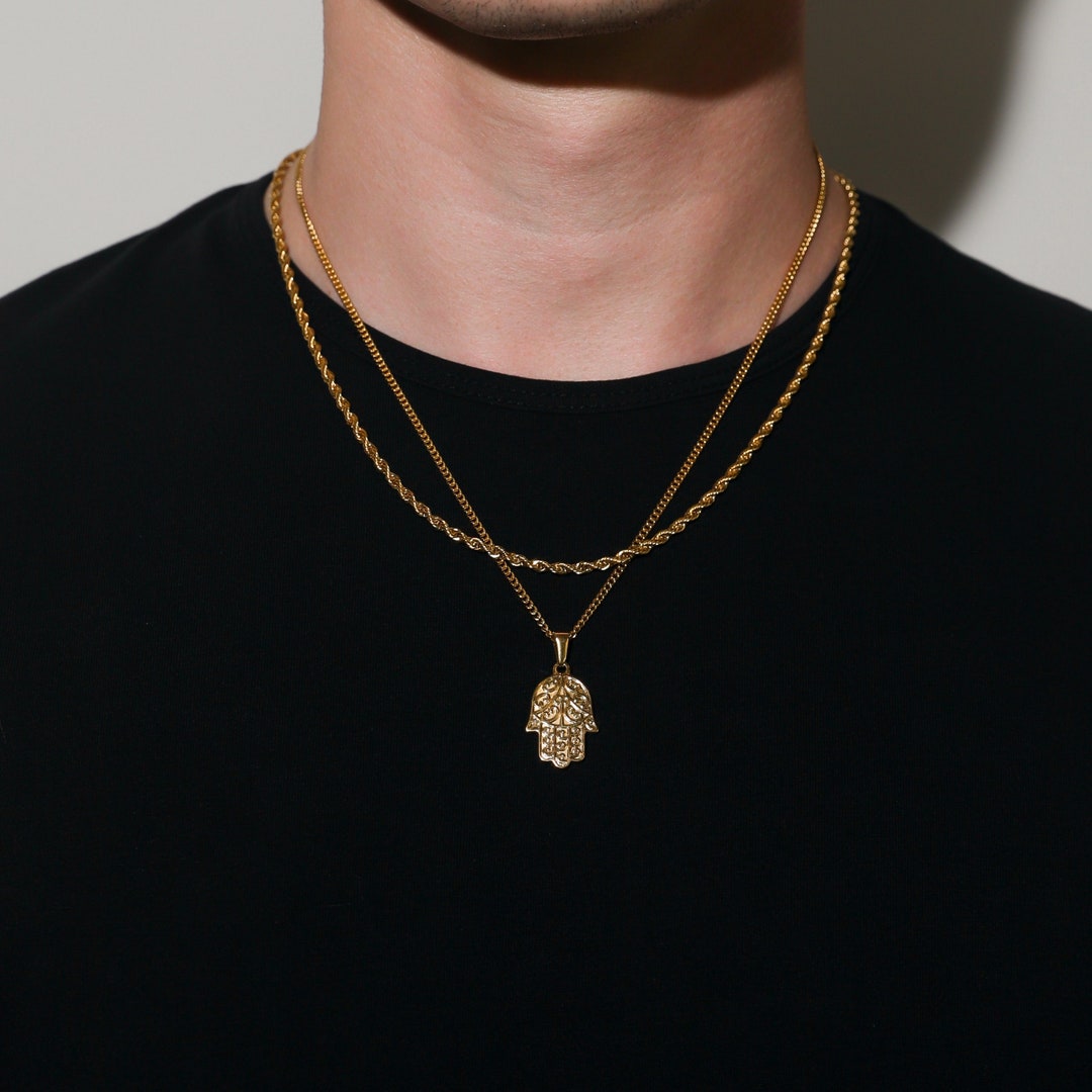 Mens hamsa necklace pendant Clearance