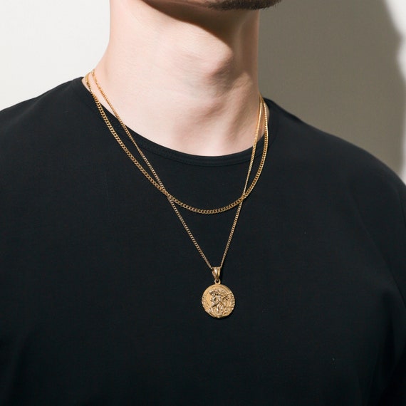 Cuban link chain with jesus deals piece
