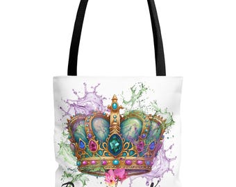 Christian Tote Bag, Faith Tote for Everyday Use, Daughter of the King Design