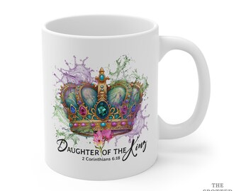 Personalized Daughter of the King Mug – Christian Coffee Cup Gift