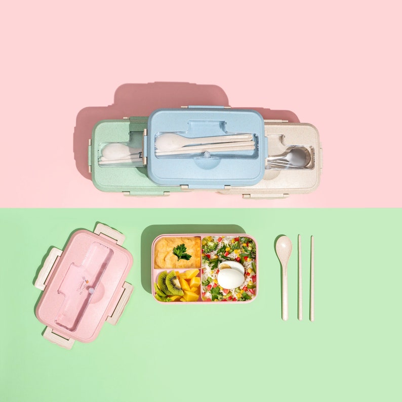 Personalized Ecofriendly Lunch Box Bento Box Lunch Bag Etsy