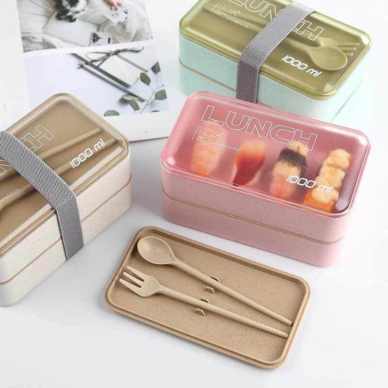 EcoFriendly Bento Box Lunch Box and / or Soup Cup blue Etsy