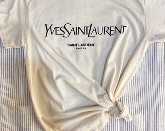 grey ysl t shirt
