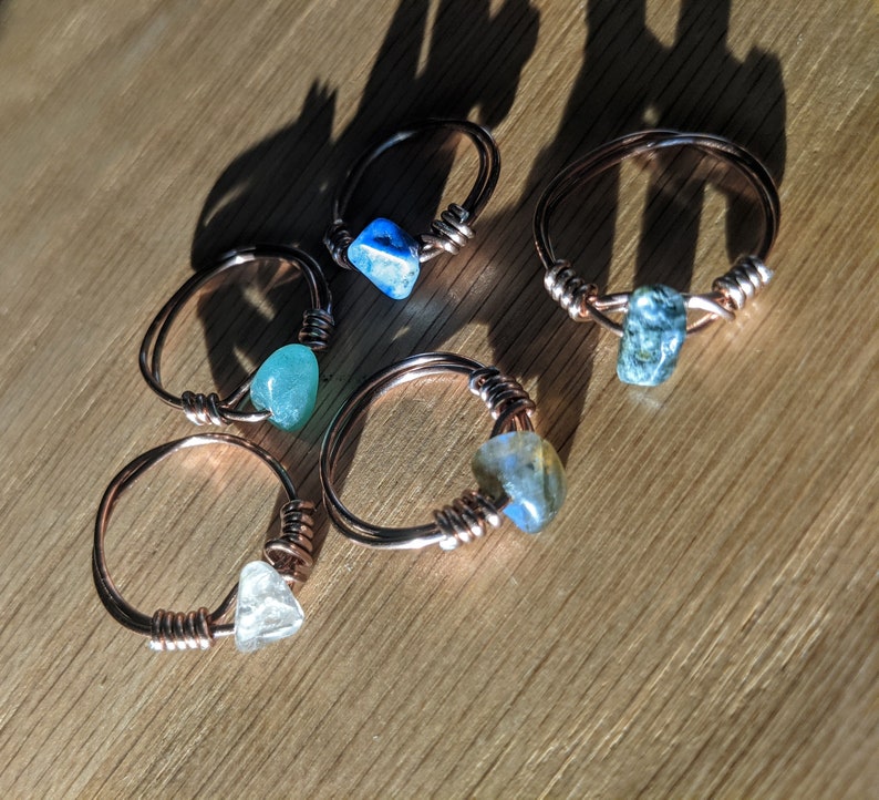Bronze Crystal Ring
