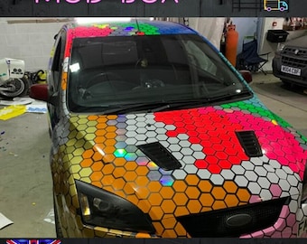 Hojas de calcomanías Hexagon Car Wrap