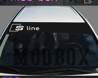 Audi S line Sunstrip Se adapta a todos los coches Elección de colores