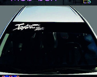 Toyota Sport Sunstrip Se adapta a todos los autos Elección de colores