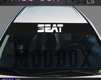 SEAT Logo Sunstrip Se adapta a todos los coches Elección de colores