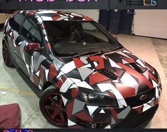 Urban Camo Full Car Decal Sticker Wrap Vinilo