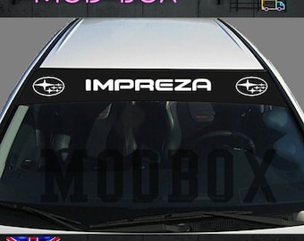 impreza logo Sunstrip Se adapta a todos los autos Elección de colores