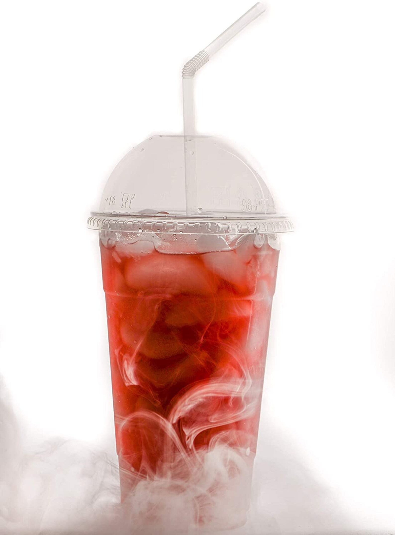 16 Oz Cups 50 Pack Iced Coffee Go Cups and Dome Lids Cold Etsy