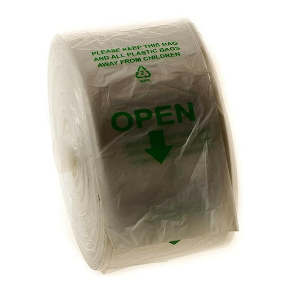 Produce Roll Bags 15 X 20 Inch High Density Clear Plastic Food