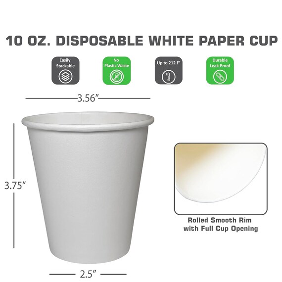 10 oz sales disposable coffee cups