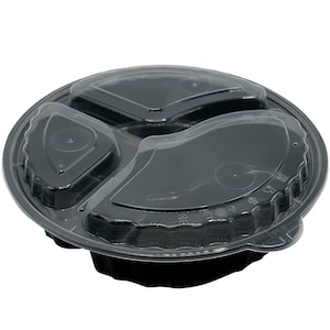 Disposable Lunch Box w/ Lid (50pc) 10.5x8.25, Black – Eden Restaurant  Supply