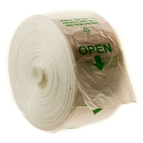 15 x 9 x 24 x 2 mil Clear Eco-Friendly Poly Trash Liners