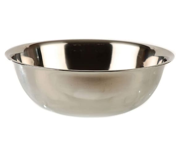 13 Quart Large Stainless Steel Mixing Bowl Baking Bowl, Flat Base Bowl 