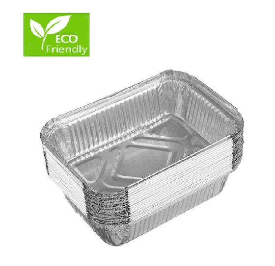 Heavy-Duty Reusable Eco-Friendly Aluminum Foil 1lb Loaf Pans