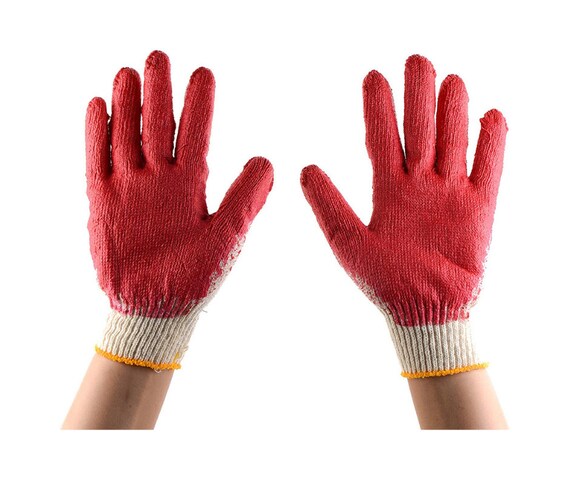Latex dipped gloves deals