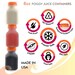 8 oz. 12 oz. 16 oz. Empty Plastic Juice Bottles with Tamper-Evident Caps (Multi-Variation) 