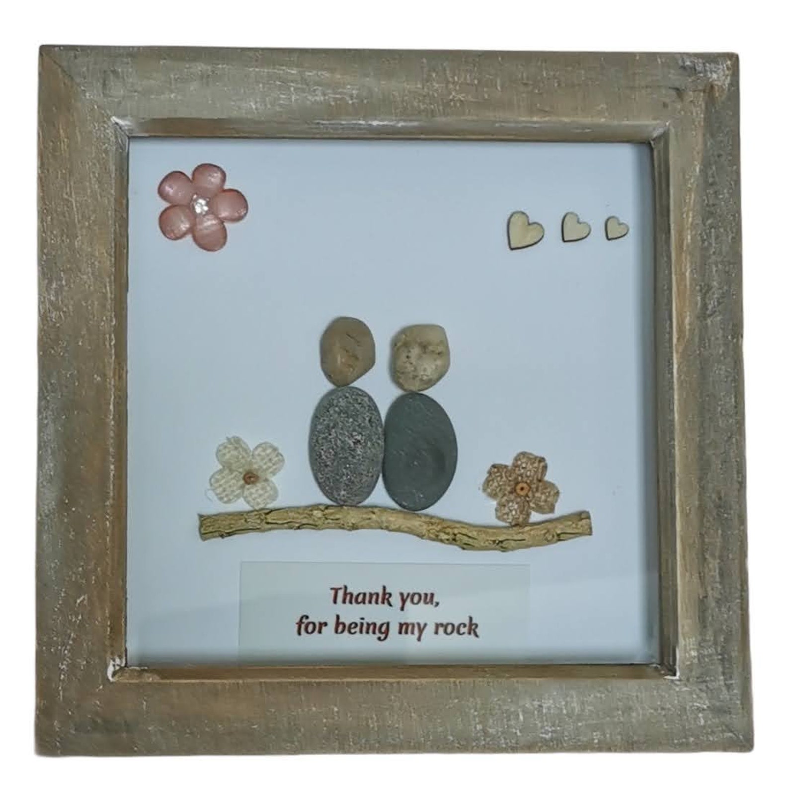 You're My Rock Pebble Art Picture Box Frame With Etsy
