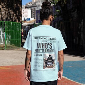 shirt Pas de code-barres | T-shirt graphique minimaliste anti-entreprise