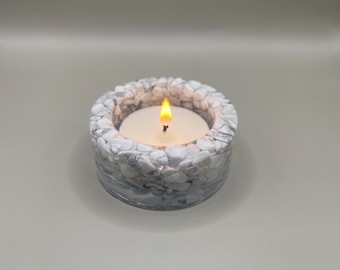 Howlite Tealight Holder | tealight candle | Crystals