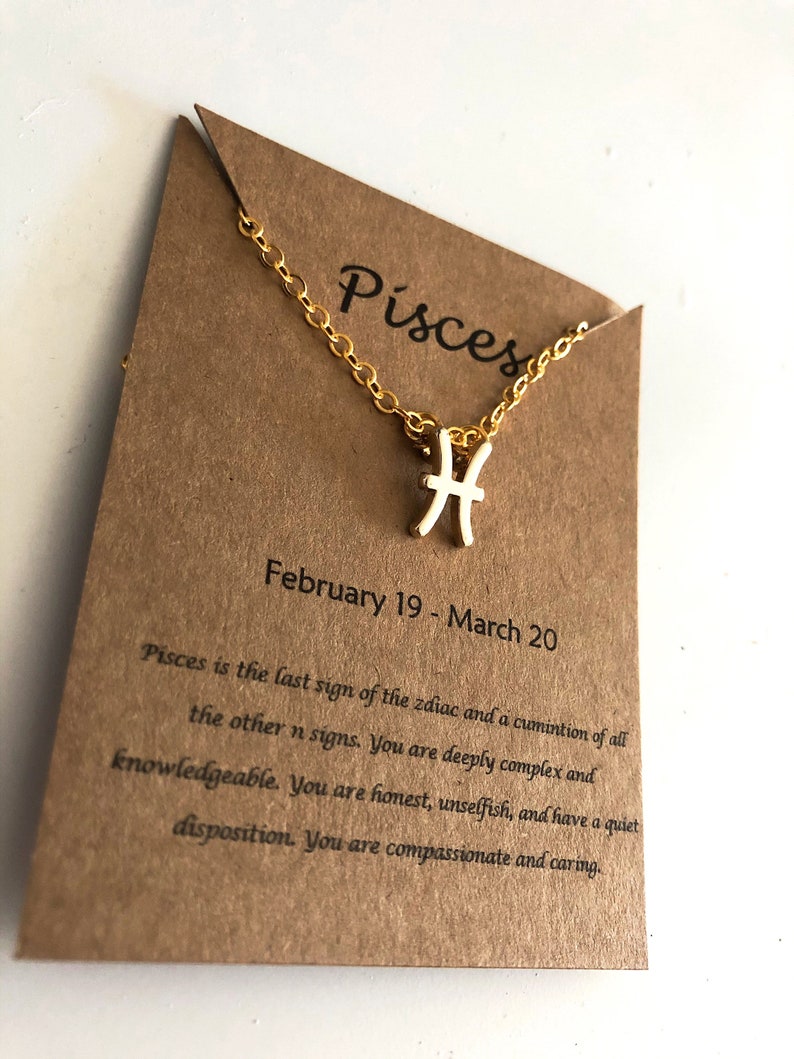 Zodiac Water Sign Necklaces