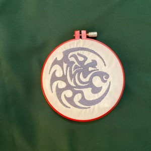 MDZS Qinghe Nie Sect Crest MACHINE EMBROIDERY File- The Untamed Machine Embroidery File- Nie Huaisang Machine Embroidery File- Mo Dao Zu Shi