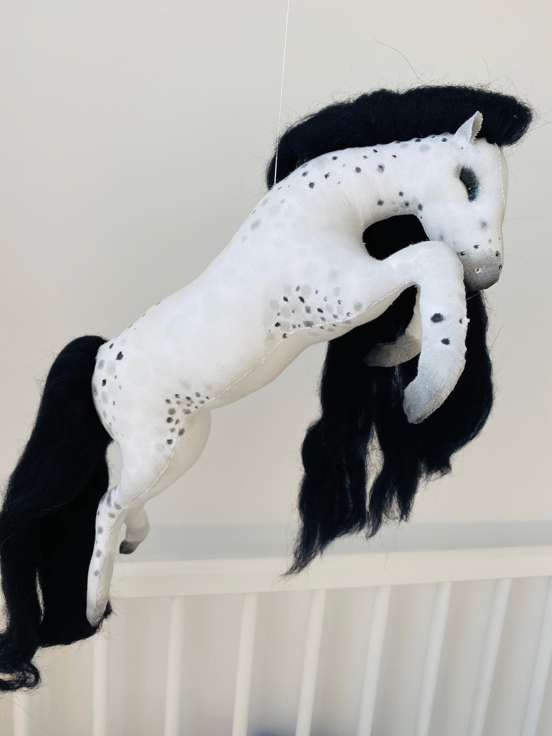 Horse Crib Mobile Nursery Decor Baby Mobile Baby Girl Mobile Neutral