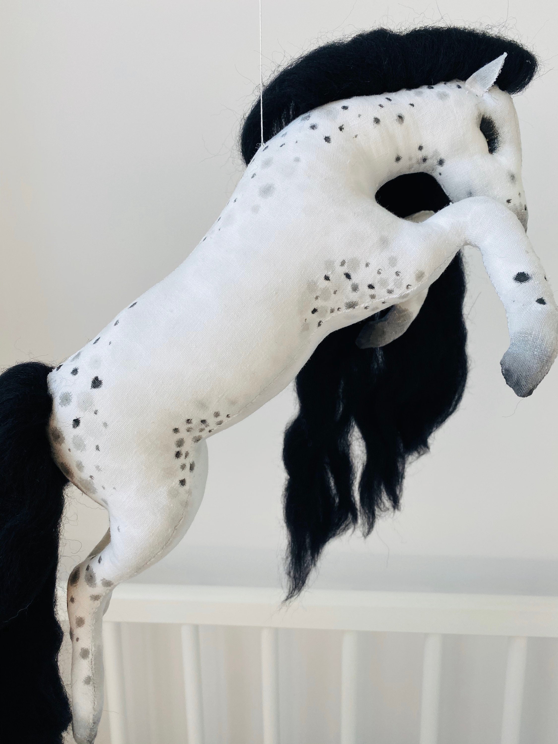 Horse Crib Mobile Nursery Decor Baby Mobile Baby Girl Mobile Neutral