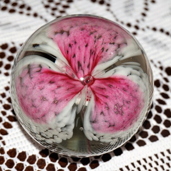 Flower Paperweight Etsy