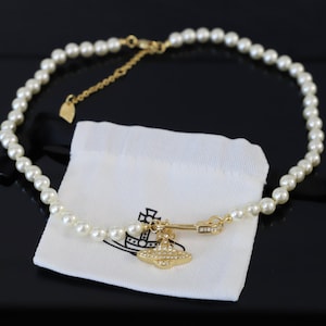 Vivienne Westwood Lucrece Pearl Necklace - Etsy