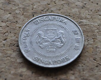 Singapore Coin Etsy
