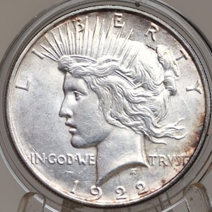 1922-S Peace Silver Dollar - Choose by Grade / Condition - Peace Dollar 1922 S Silver Dollar 1922 S