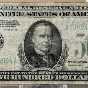 1934 $100 bill - Etsy 日本