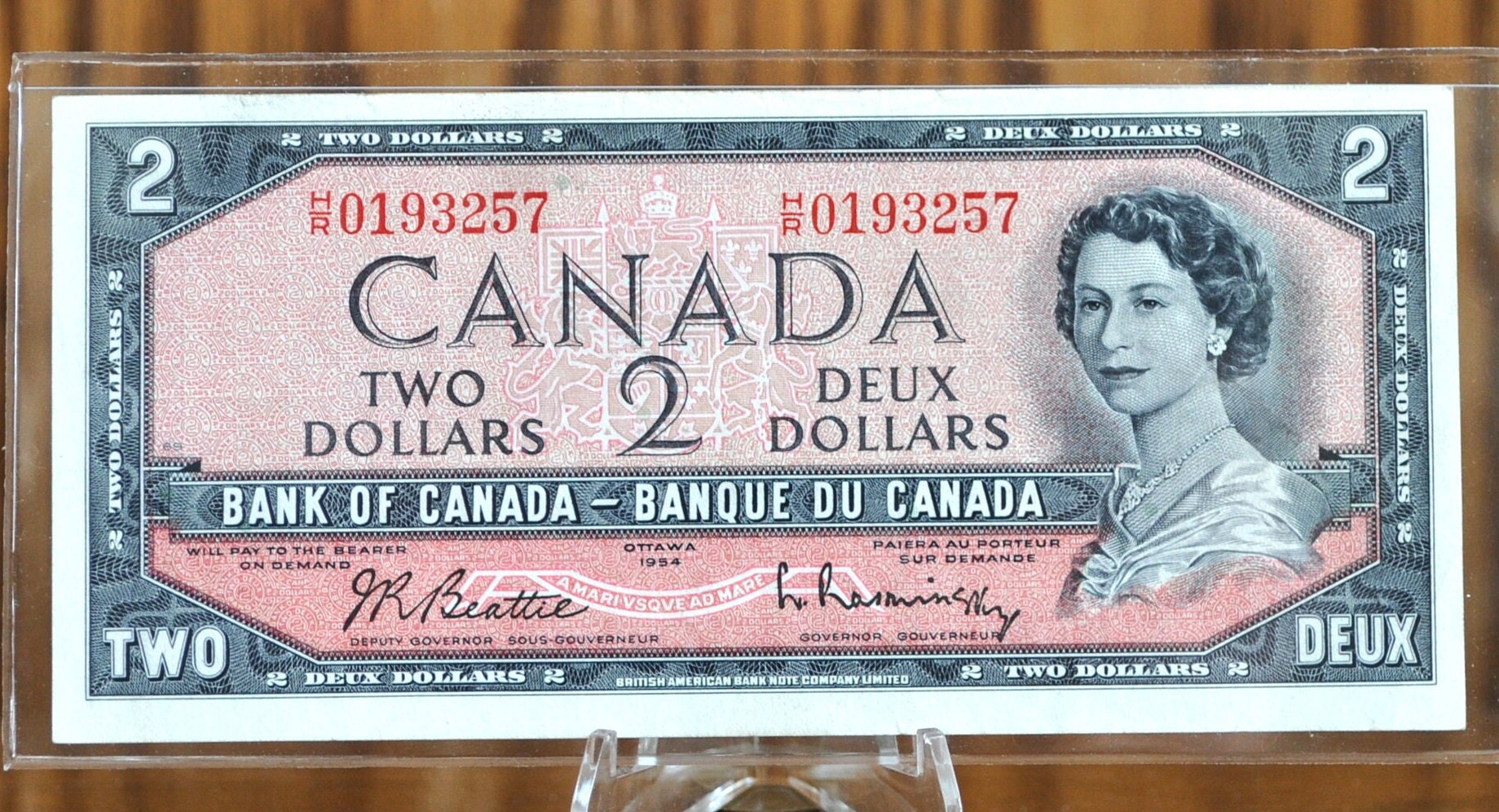 Canadian 2 Dollar Bill Name