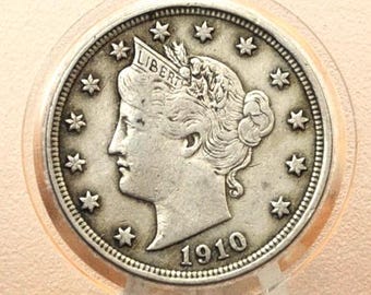1901 リバティヘッド V ニッケル、5 セント硬貨、1900 年代の