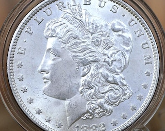 1882 S Morgan Silver Dollar - Xf-Bu (Extremely Fine To Uncirculated) Choose By Grade - 1882 S Morgan Dollar Silver Dollar 1882 S