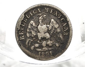 1914年メキシコ1セント - 未使用 - メキシコシティ造幣局 - メキシコ