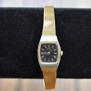 Vintage Seiko Women's Quartz 2-Gold Tone Watch - Antique 2-Gold Tone Seiko Ladies Watch - Not Working