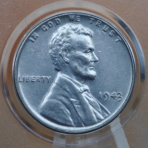1943 Stahlweizenpfennig - Zirkuliert To Bu; Wählen Sie nach Klasse - Wwii Era Steel US Cent - Ww2 Steel Penny - 1943-P Steel Lincoln Penny