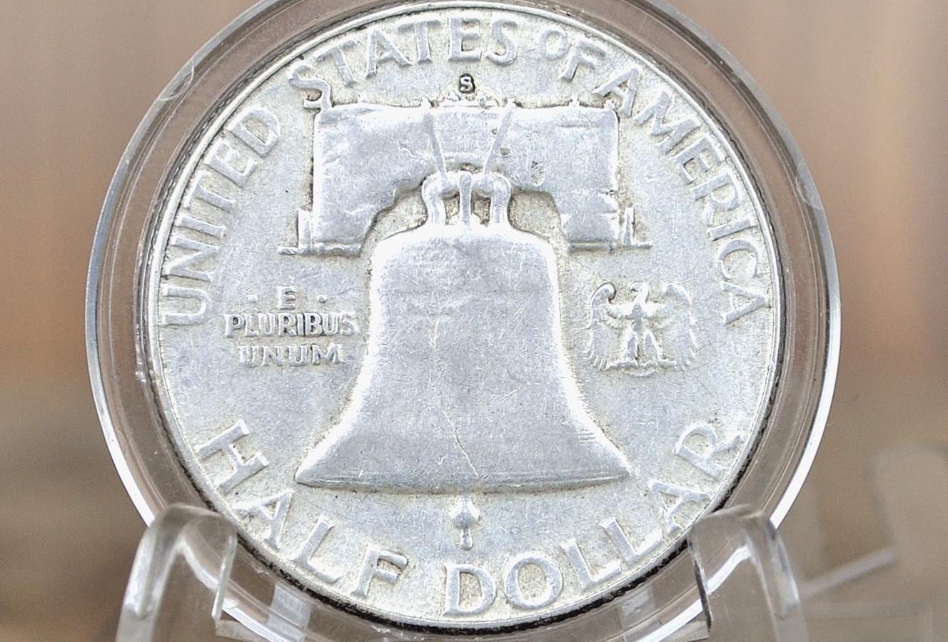 1952年フランクリン銀貨ハーフダラー、P、D、Sミント - ミントと