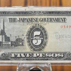 Japanese government ten peso - Etsy 日本