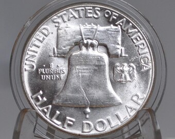 1952年フランクリン銀貨ハーフダラー、P、D、Sミント - ミントと