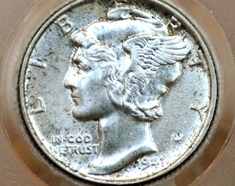 1941 D Mercury Dime MS66FB NGC - Etsy
